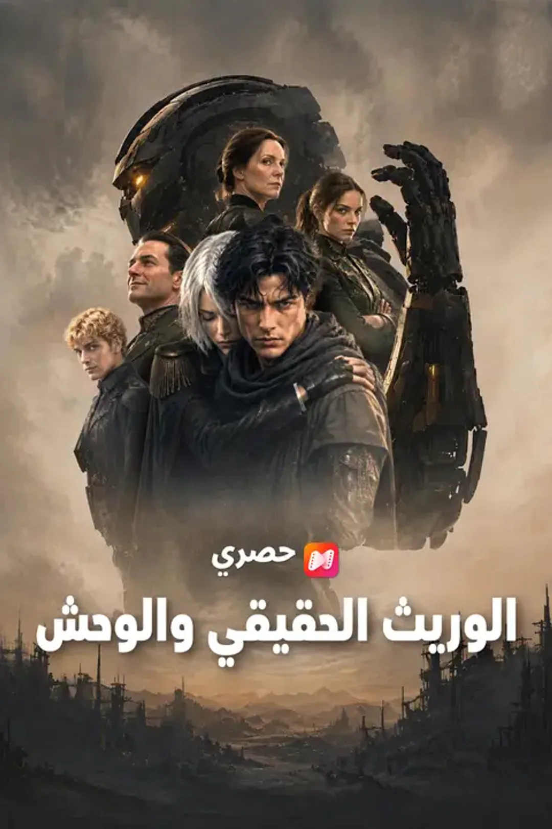 ملصق مسلسل «الوريث الحقيقي والوحش»