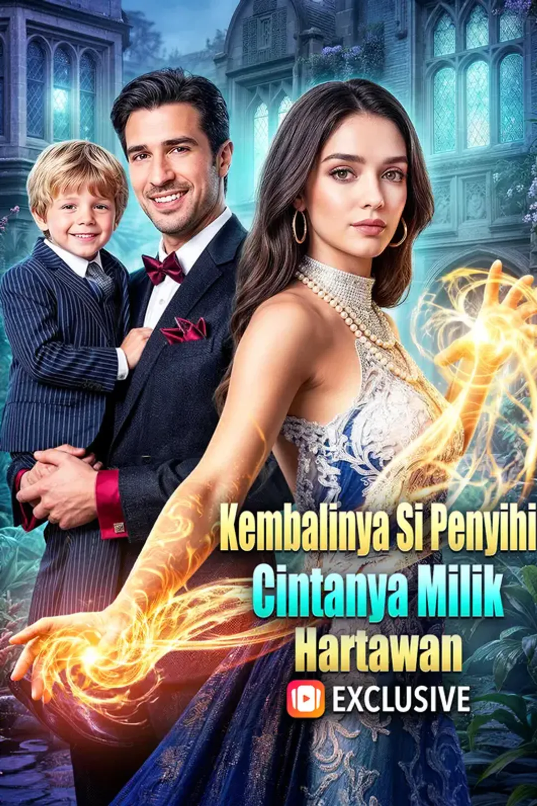 Poster Kembalinya Si Penyihir, Cintanya Milik Hartawan