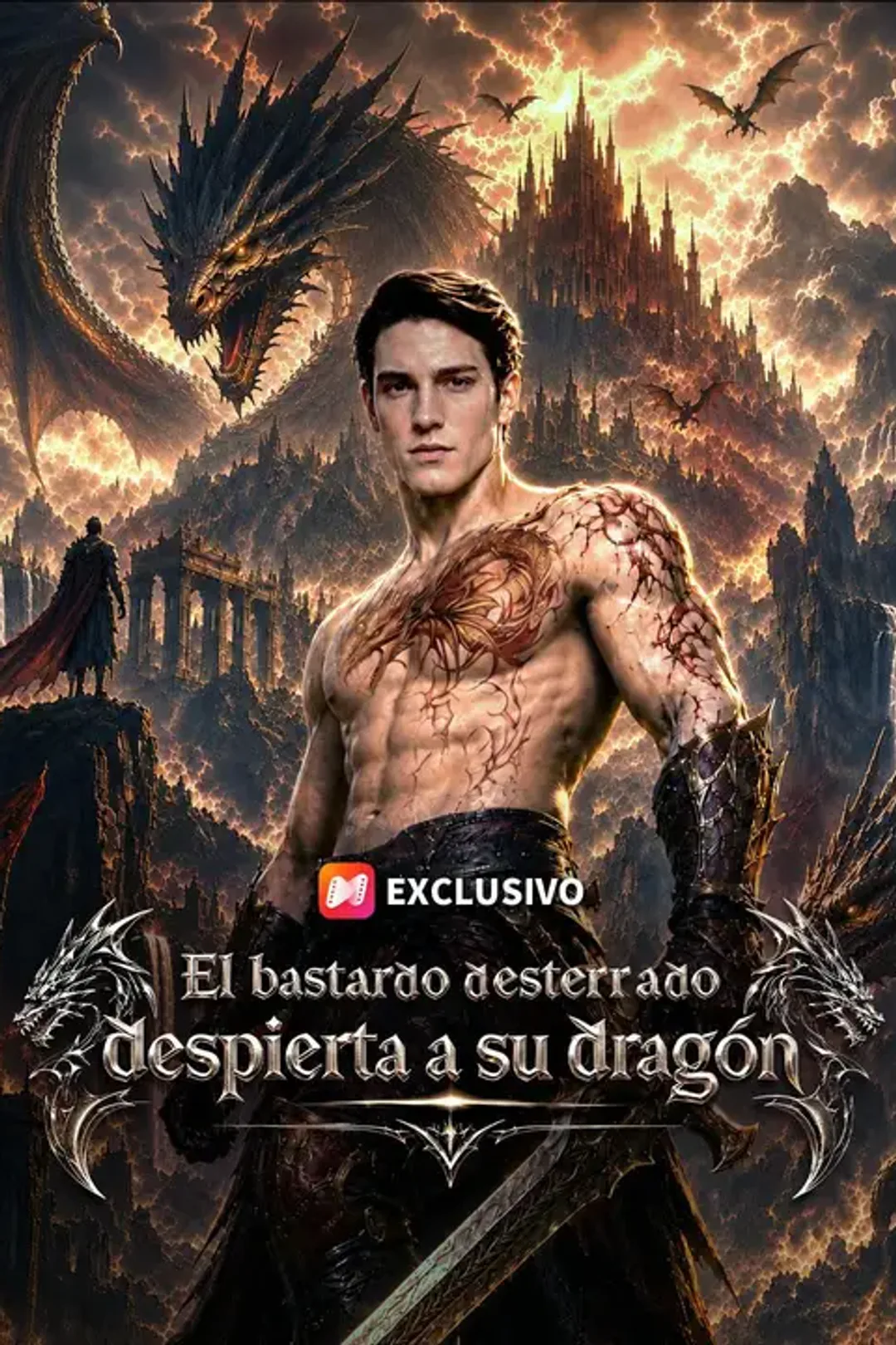 Póster de El bastardo desterrado despierta a su dragón