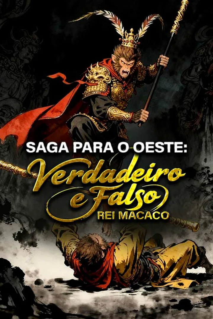 Pôster de Saga para o Oeste: Verdadeiro e Falso Rei Macaco