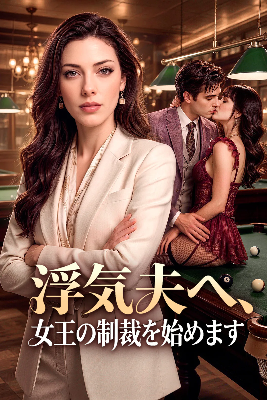 浮気夫へ、女王の制裁を始めますのポスター