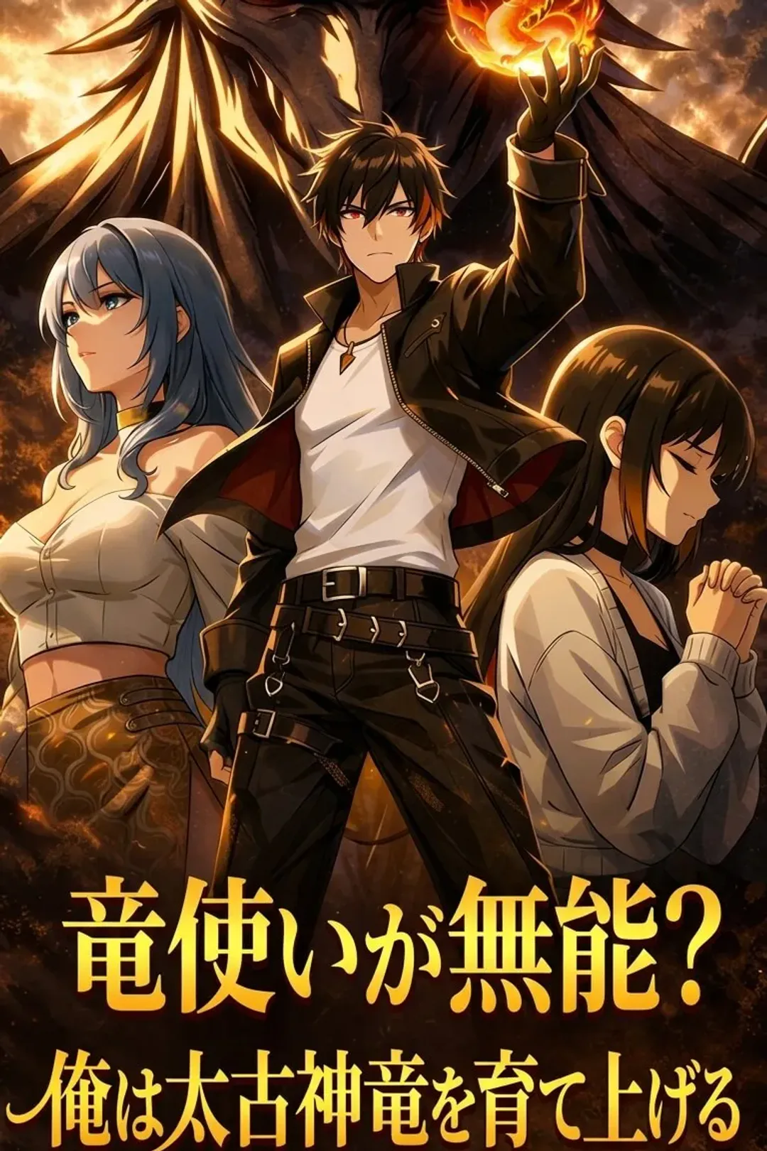 竜使いが無能？俺は太古神竜を育て上げるのポスター
