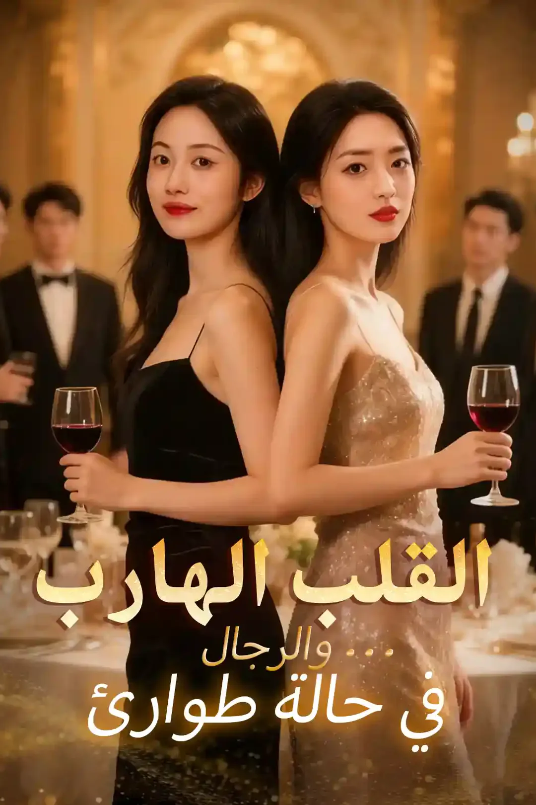 ملصق مسلسل «القلب الهارب… والرجال في حالة طوارئ»