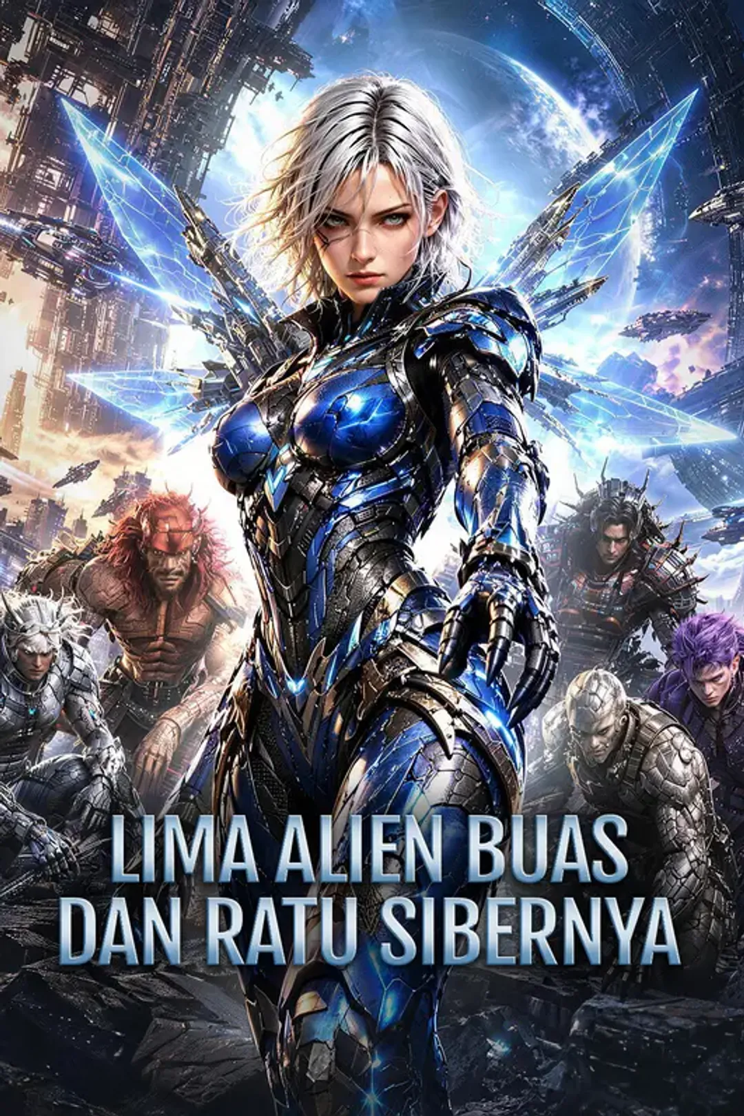 Poster Lima Alien Buas dan Ratu Sibernya