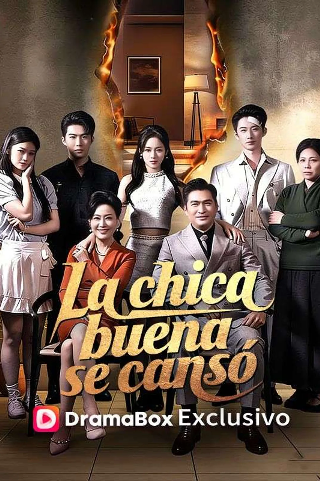 Póster de La chica buena se cansó