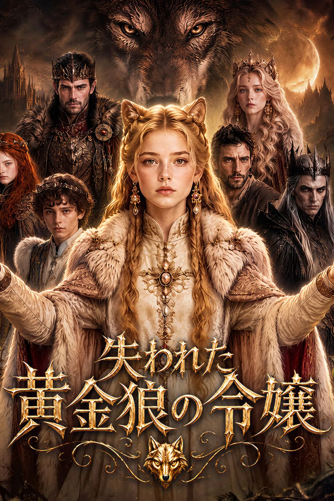 失われた黄金狼の令嬢のポスター