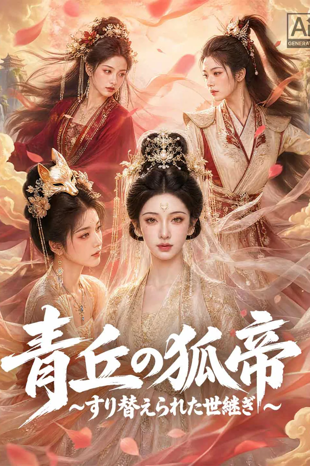 青丘の狐帝～すり替えられた世継ぎ～のポスター