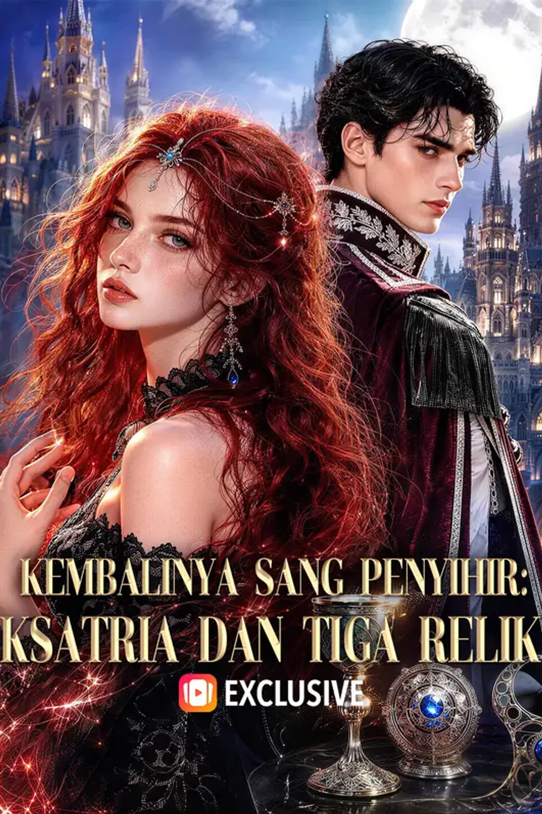 Poster Kembalinya Sang Penyihir: Ksatria dan Tiga Relik