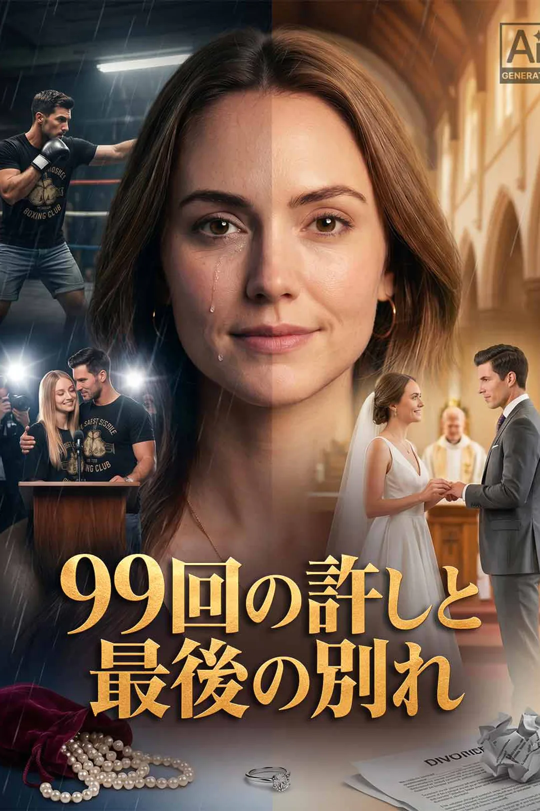 99回の許しと最後の別れのポスター