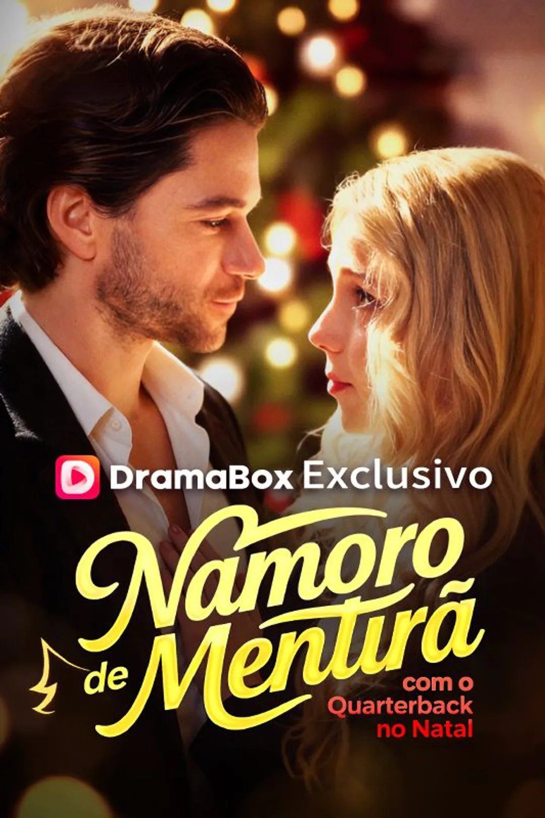 Pôster de Namoro de Mentira com o Quarterback no Natal