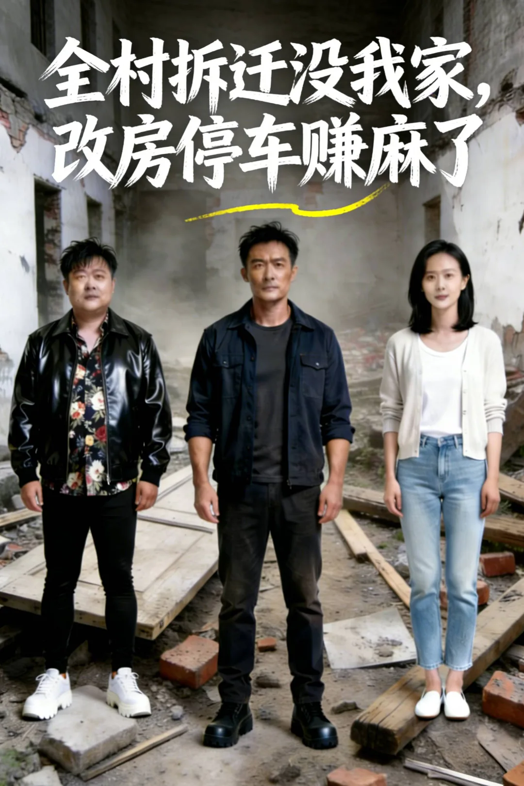 《全村拆遷沒我家，改房停車賺麻了》海報