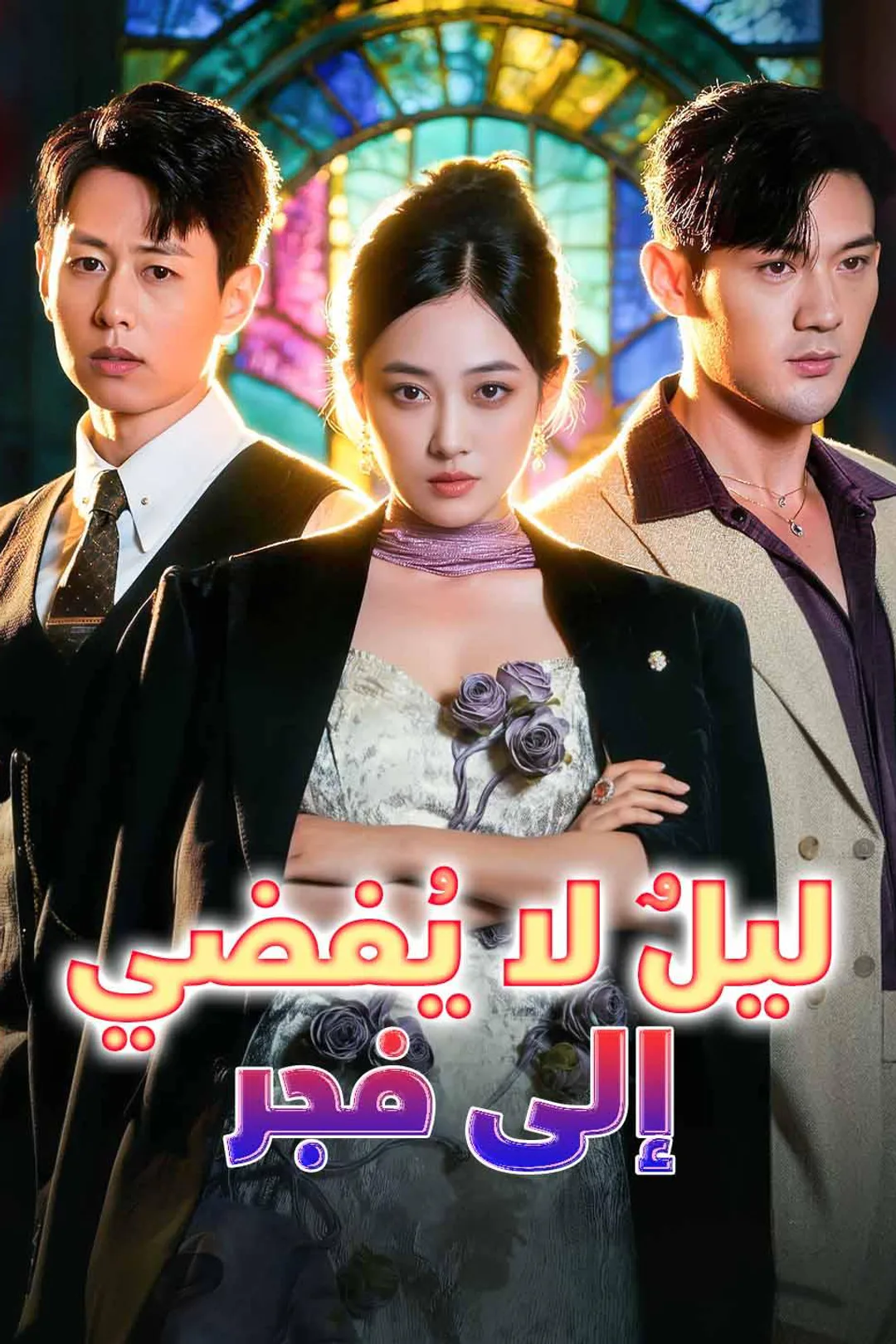 ملصق مسلسل «ليلٌ لا يُفضي إلى فجر»