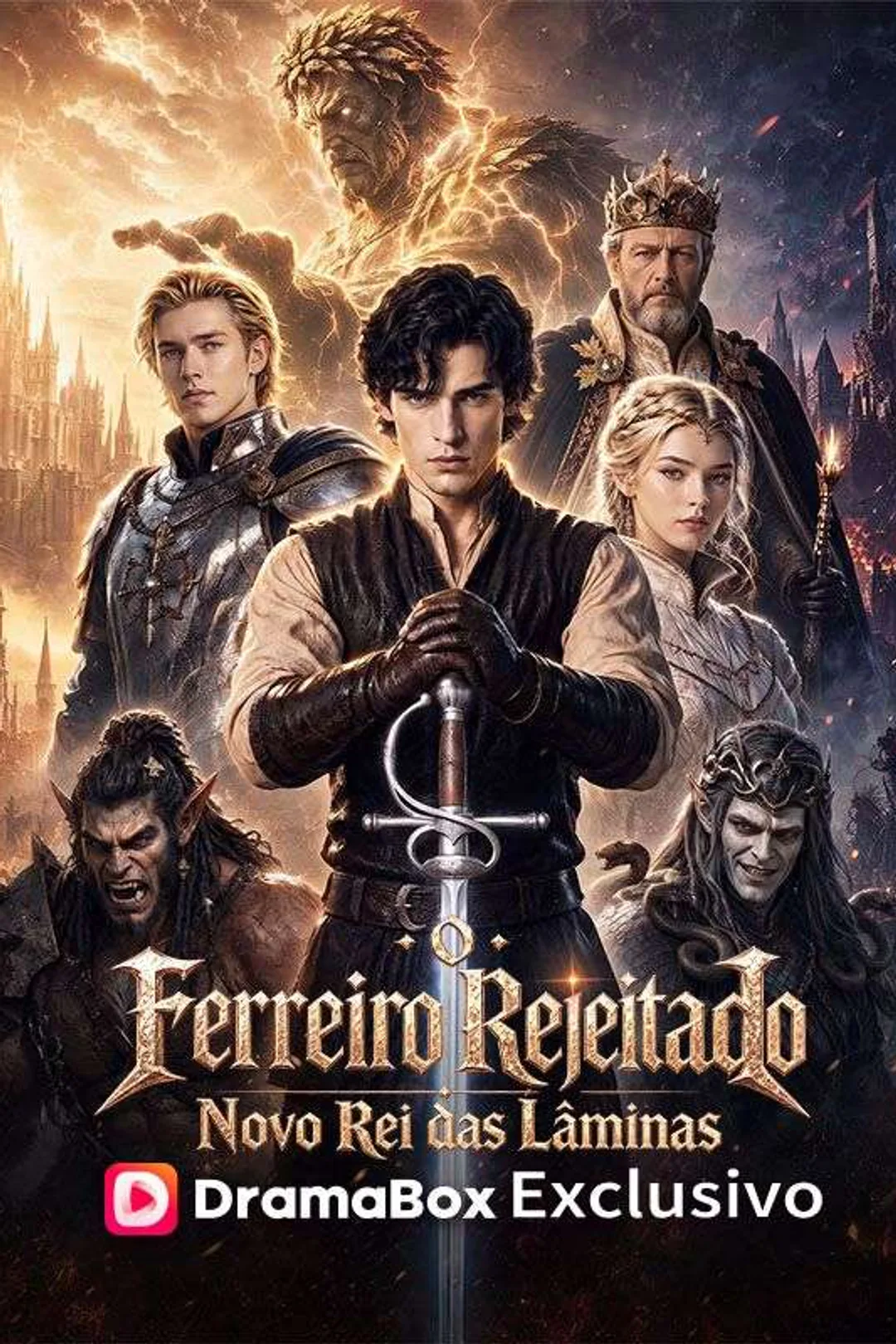 Pôster de O Ferreiro Rejeitado, Novo Rei das Lâminas