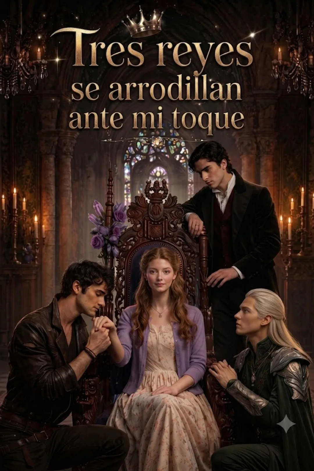 Póster de Tres reyes se arrodillan ante mi toque