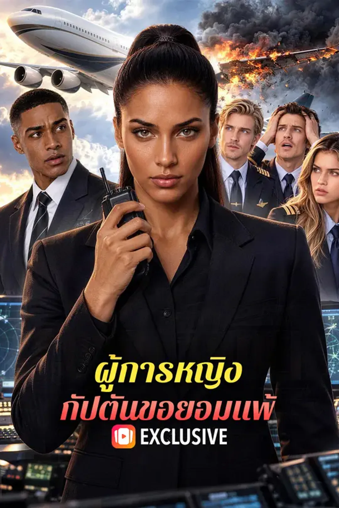 โปสเตอร์ ผู้การหญิง กัปตันขอยอมแพ้