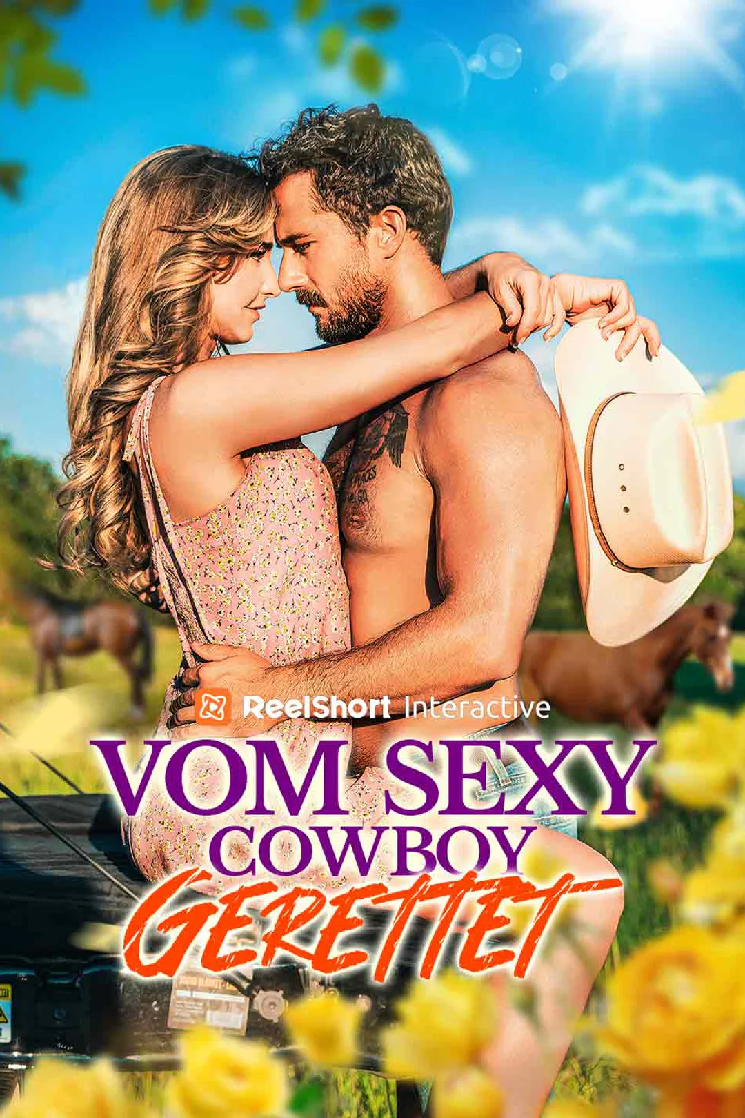 Poster von Vom sexy Cowboy gerettet