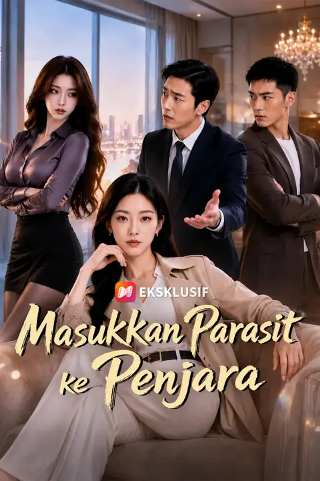Poster Masukkan Parasit ke Penjara