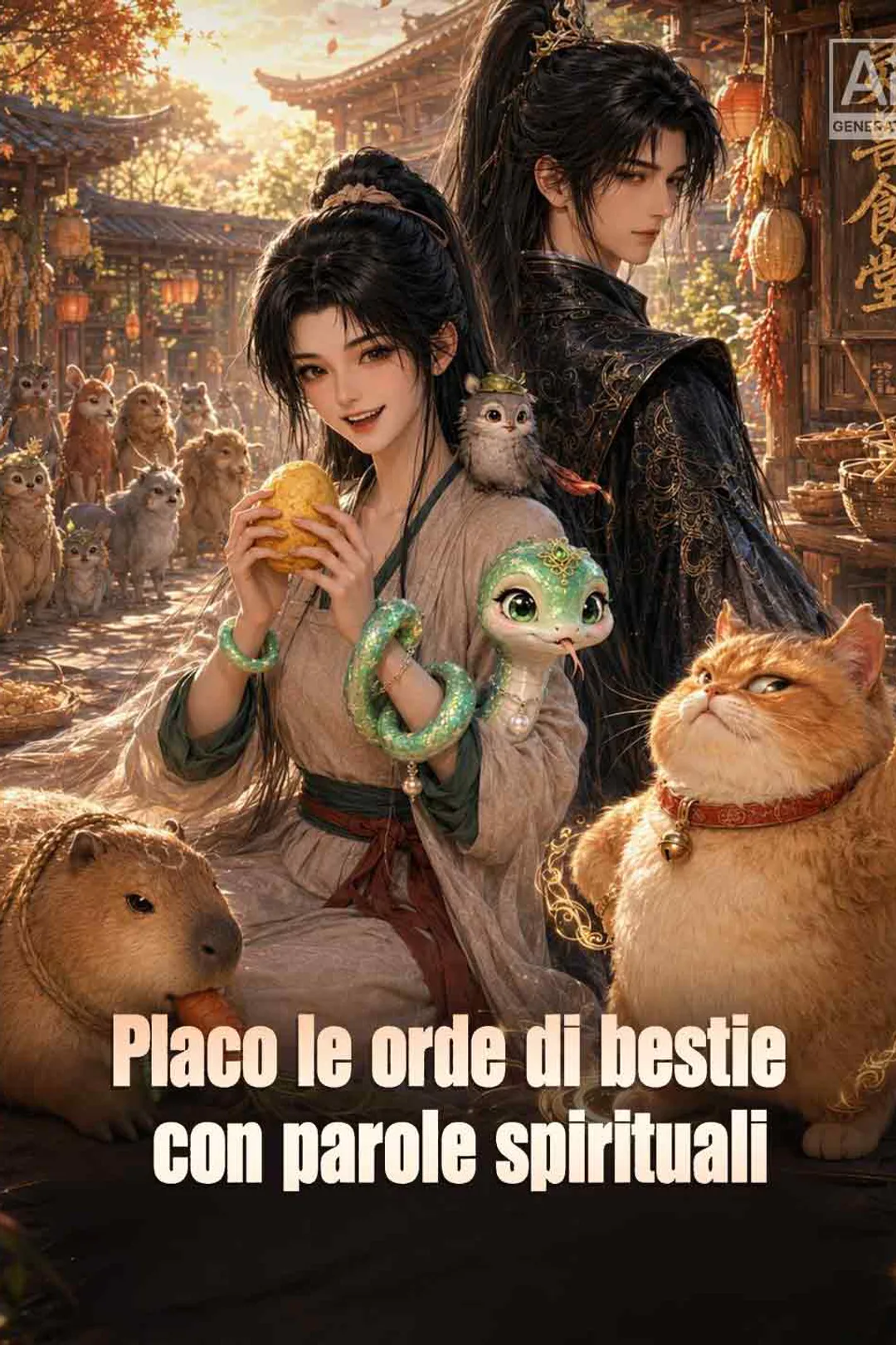Locandina di Placo le orde di bestie con parole spirituali