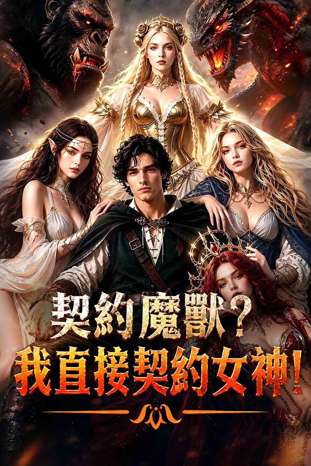 《契約魔獸?我直接契約女神!》海報