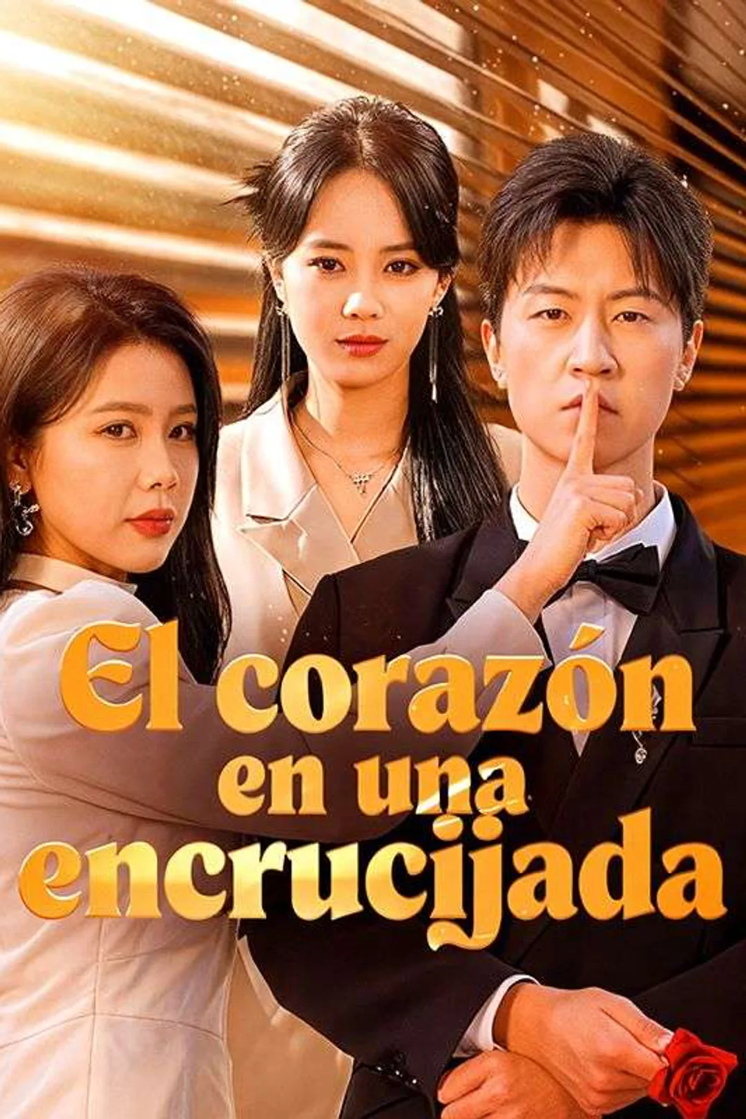Póster de El corazón en una encrucijada