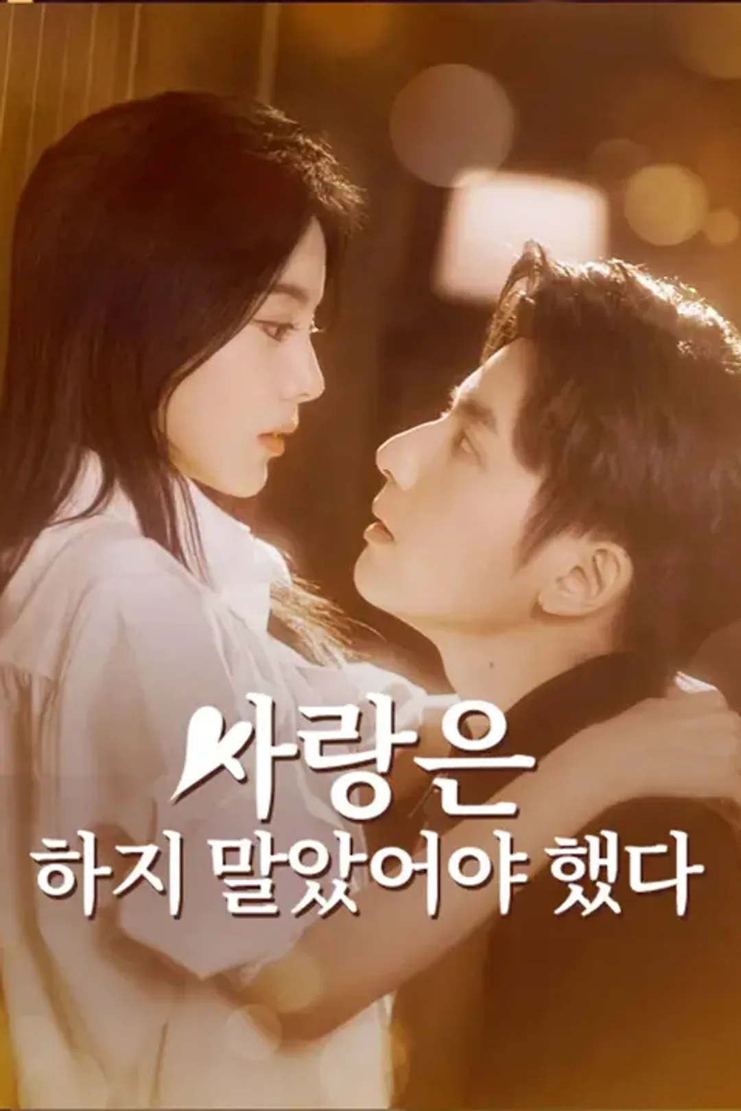 사랑은 하지 말았어야 했다 포스터
