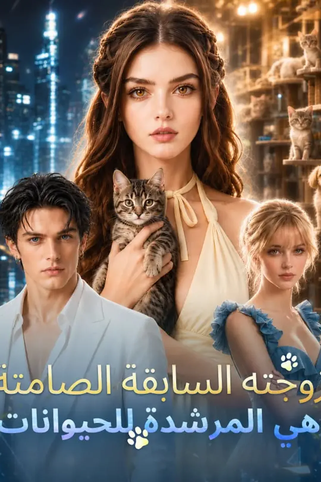 ملصق مسلسل «‫زوجته السابقة الصامتة هي المرشدة للحيوانات‬»
