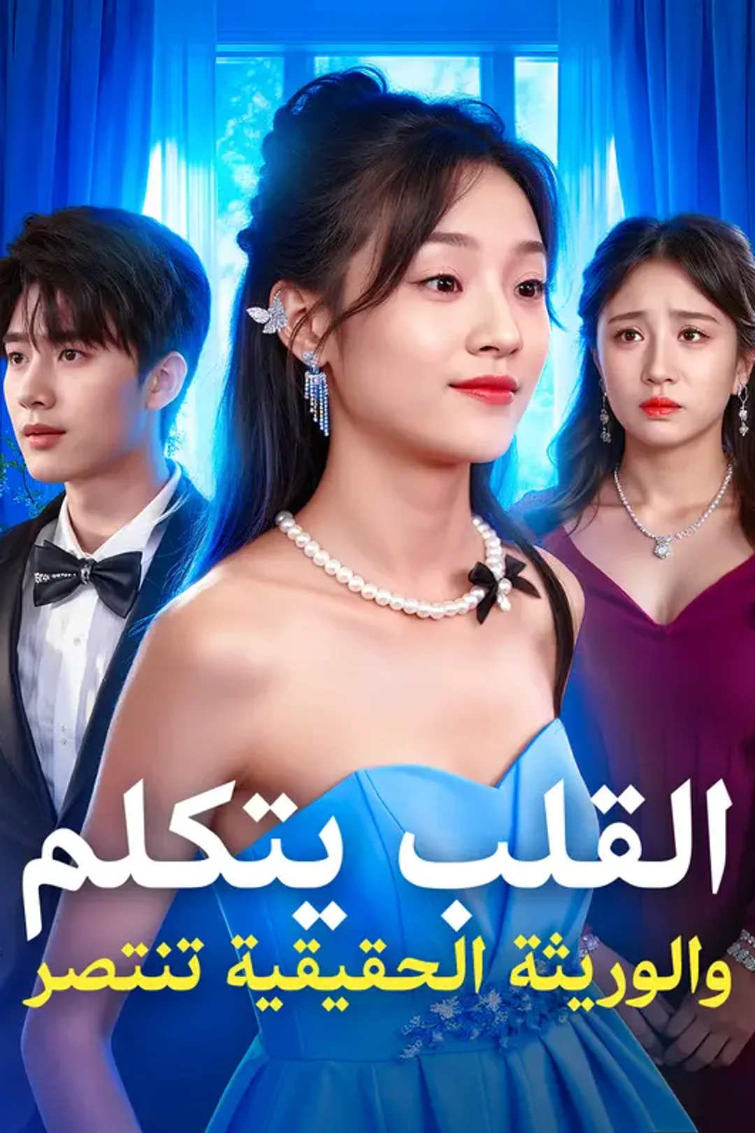 ملصق مسلسل «القلب يتكلم، والوريثة الحقيقية تنتصر(بالعربية)»