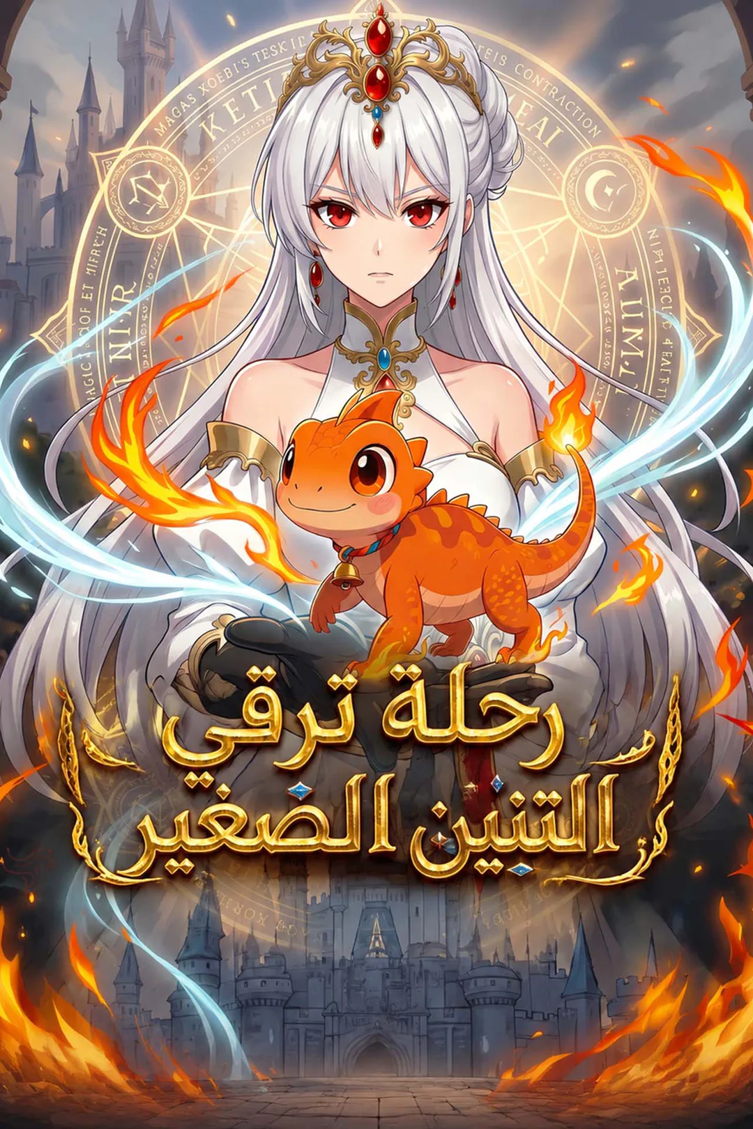 ملصق مسلسل «رحلة ترقي التنين الصغير»