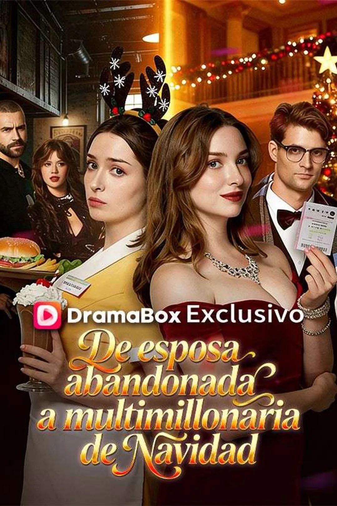 Póster de De esposa abandonada a multimillonaria de Navidad