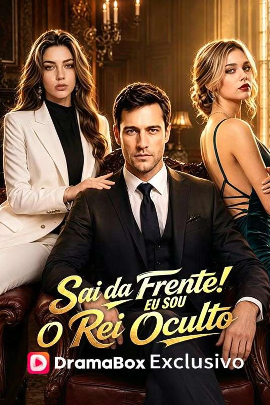 Pôster de Sai da Frente! Eu Sou o Rei Oculto (Dublado por IA)