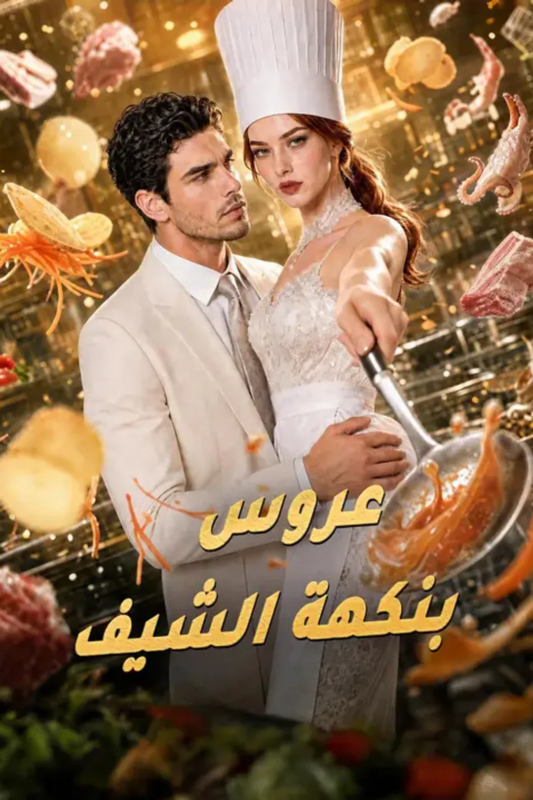 ملصق مسلسل «عروس بنكهة الشيف»