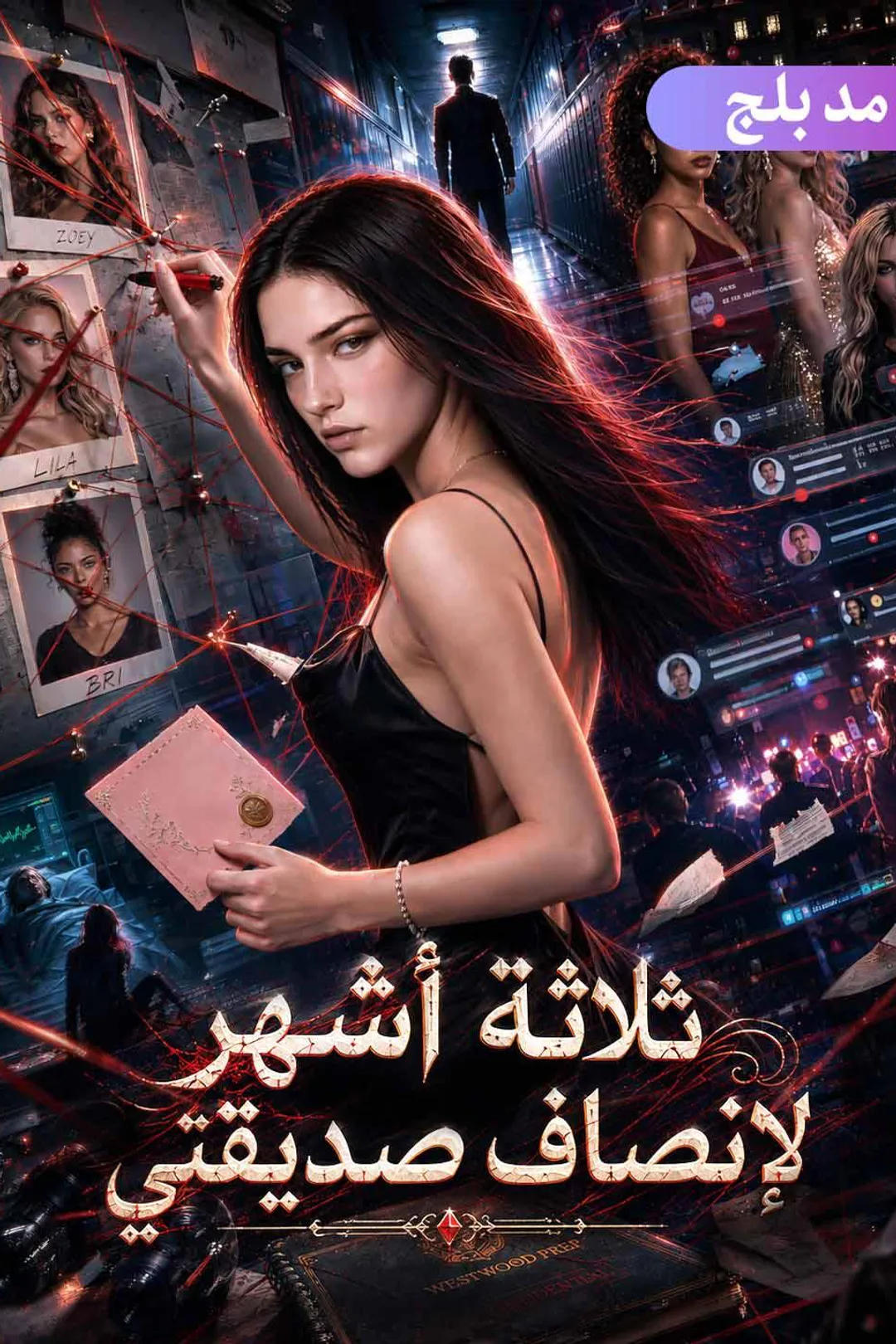 ملصق مسلسل «ثلاثة أشهر لإنصاف صديقتي»
