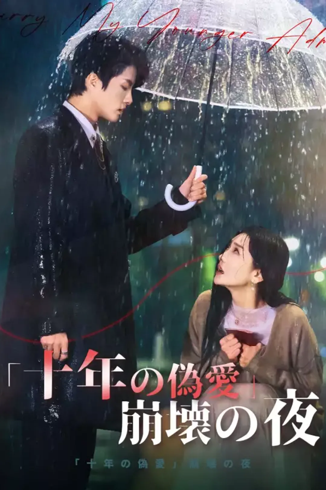「十年の偽愛」崩壊の夜のポスター