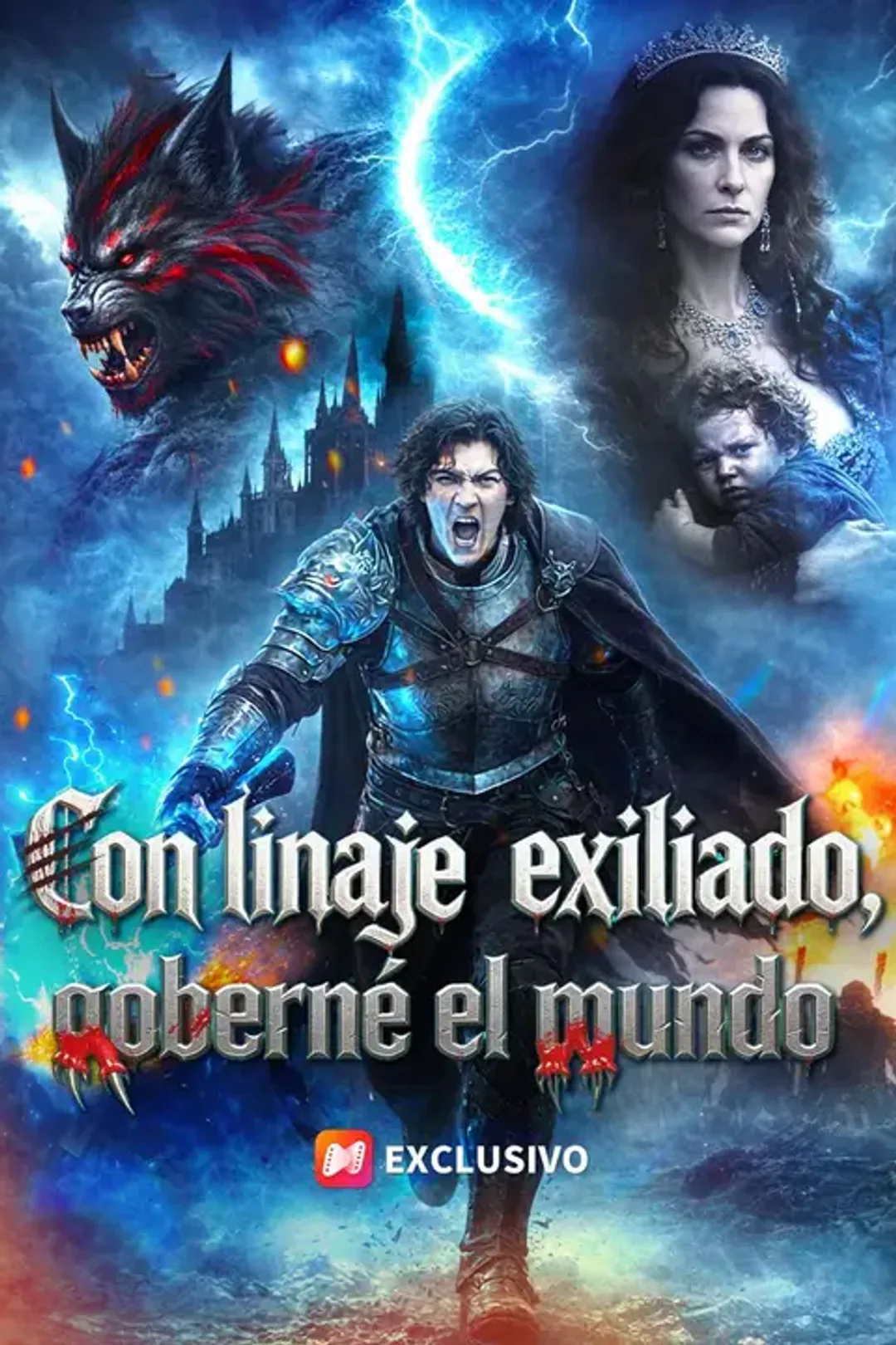 Póster de Con linaje exiliado, goberné el mundo