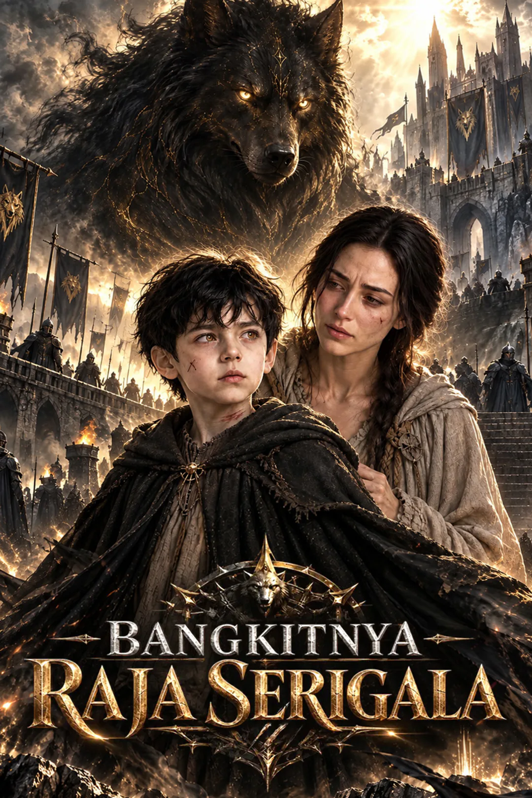 Poster Bangkitnya Raja Serigala