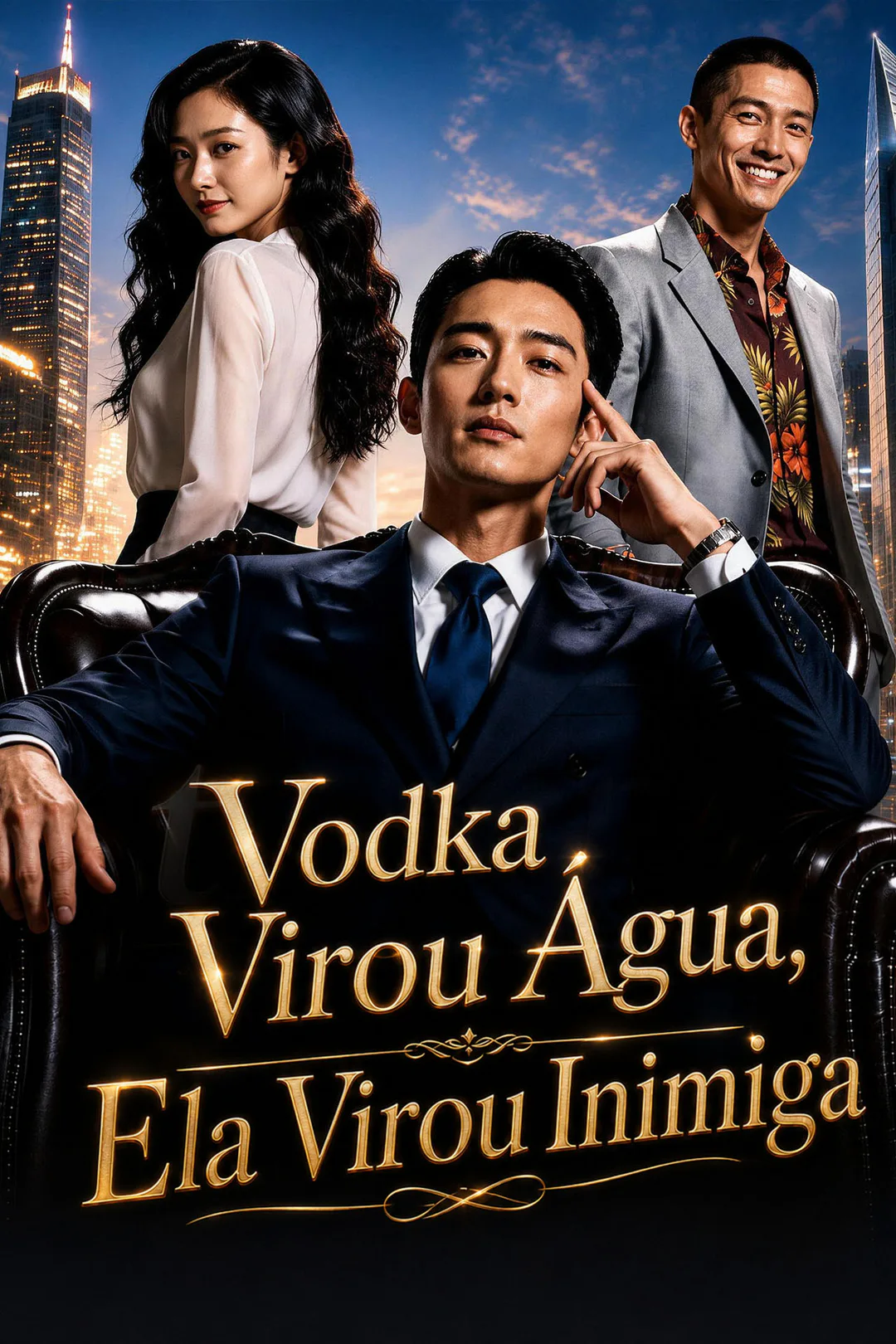 Pôster de Vodka Virou Água, Ela Virou Inimiga