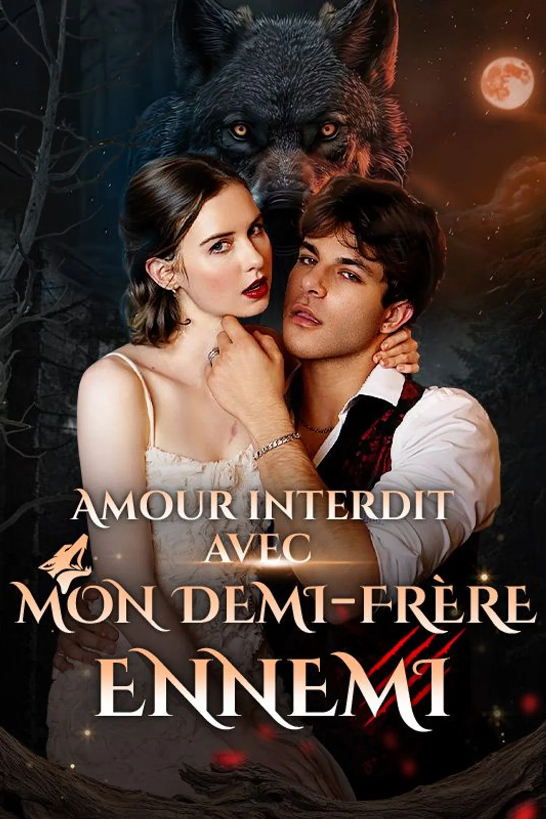 Affiche de Amour interdit avec mon demi-frère ennemi