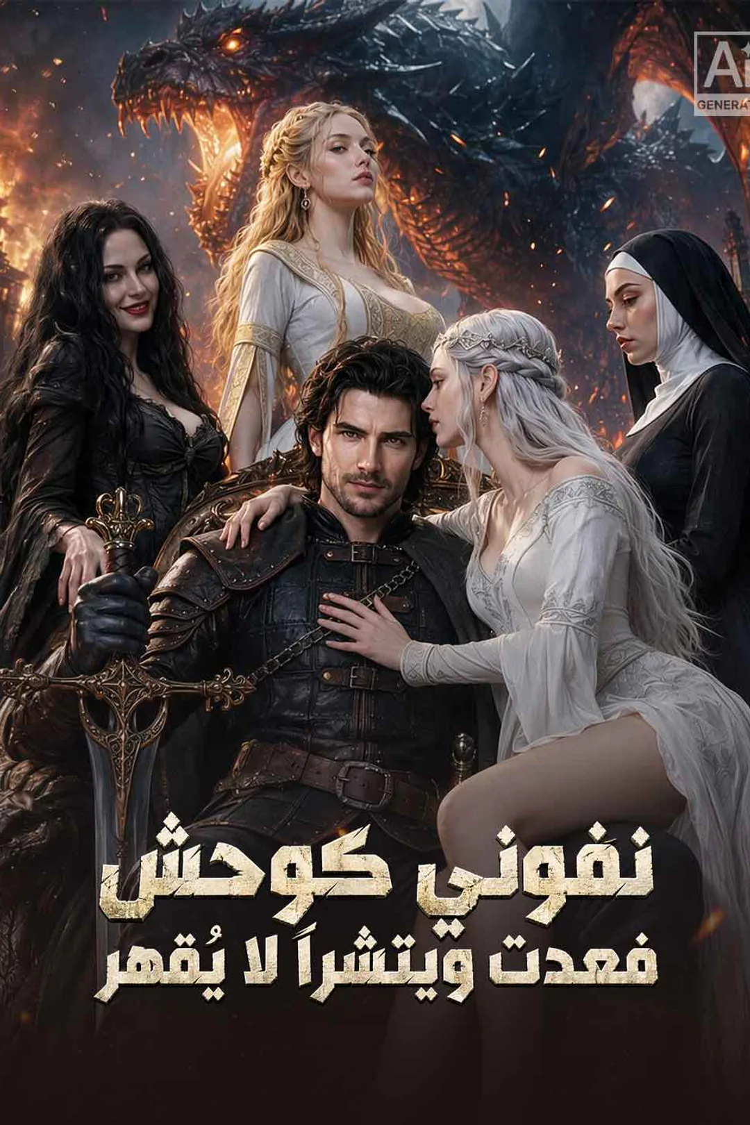 ملصق مسلسل «نفوني كوحش، فعدت ويتشرًا لا يُقهر»