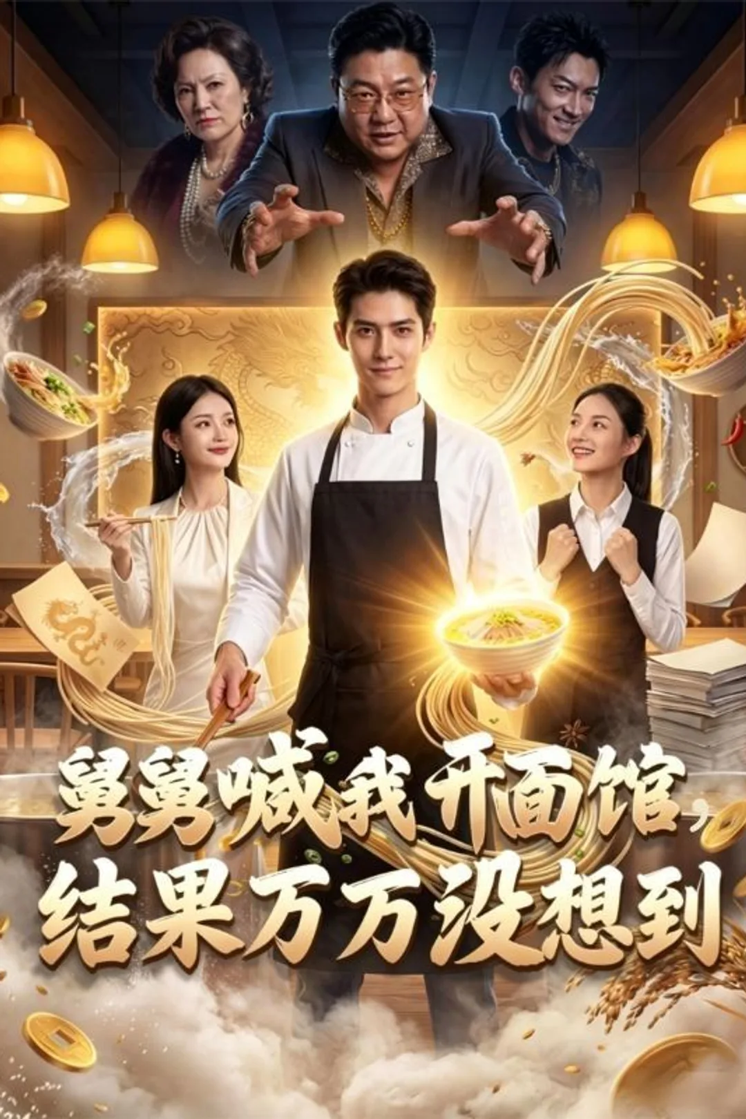 《舅舅喊我开面馆，结果万万没想到》海报