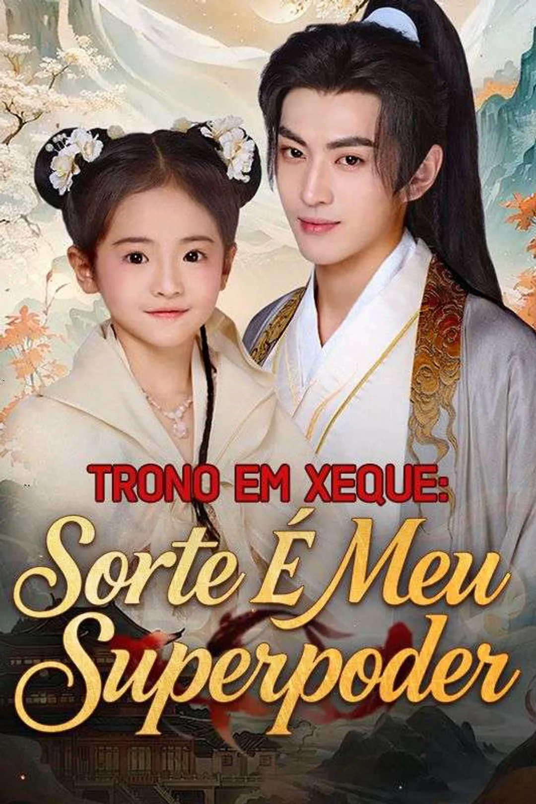 Pôster de Trono em Xeque: Sorte É Meu Superpoder