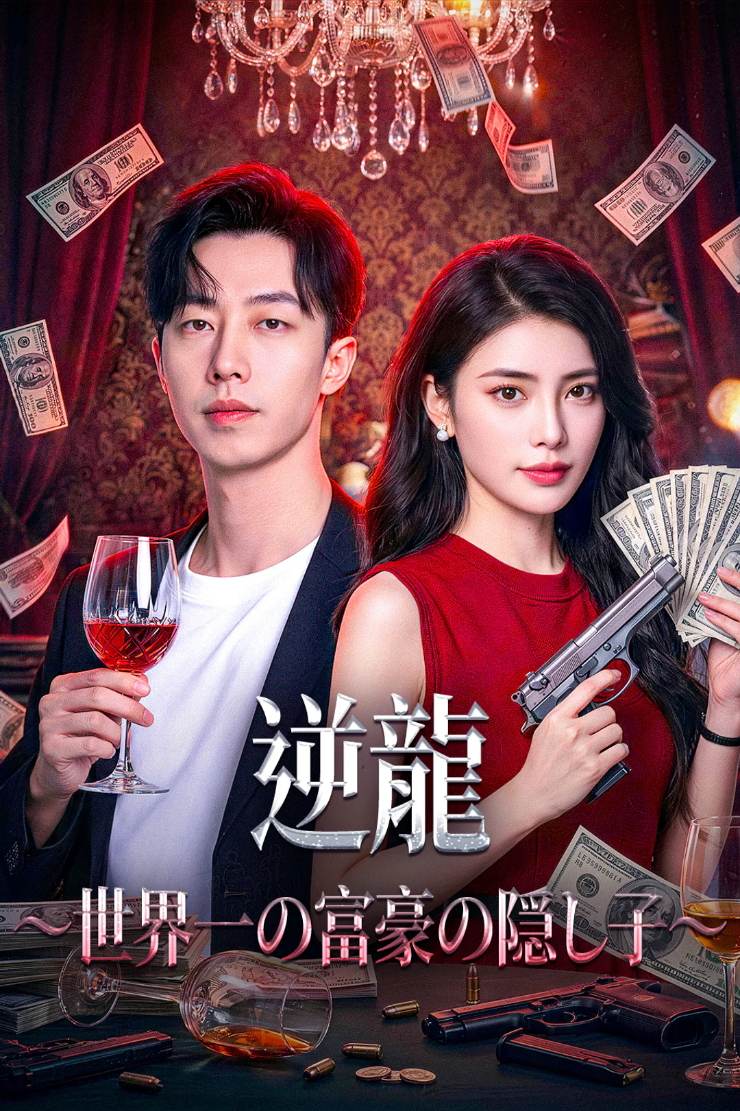 逆龍~世界一の富豪の隠し子~のポスター