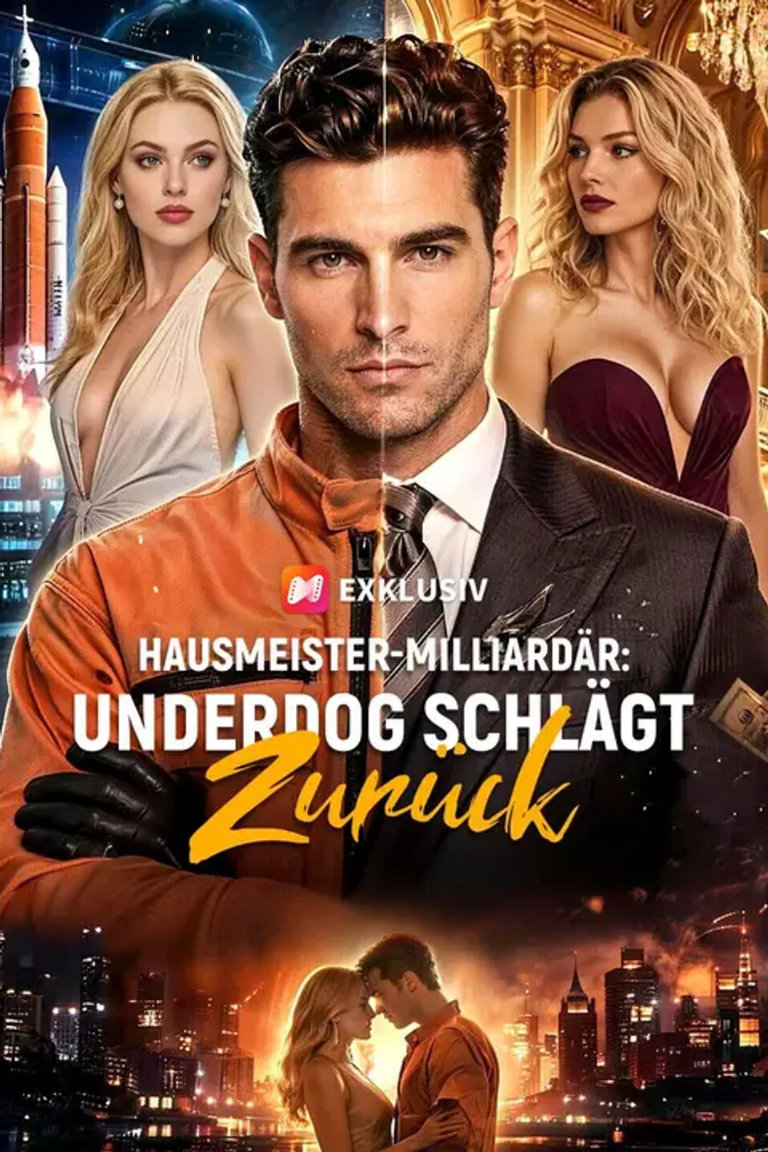 Poster von (Synchro) Hausmeister-Milliardär: Underdog schlägt zurück