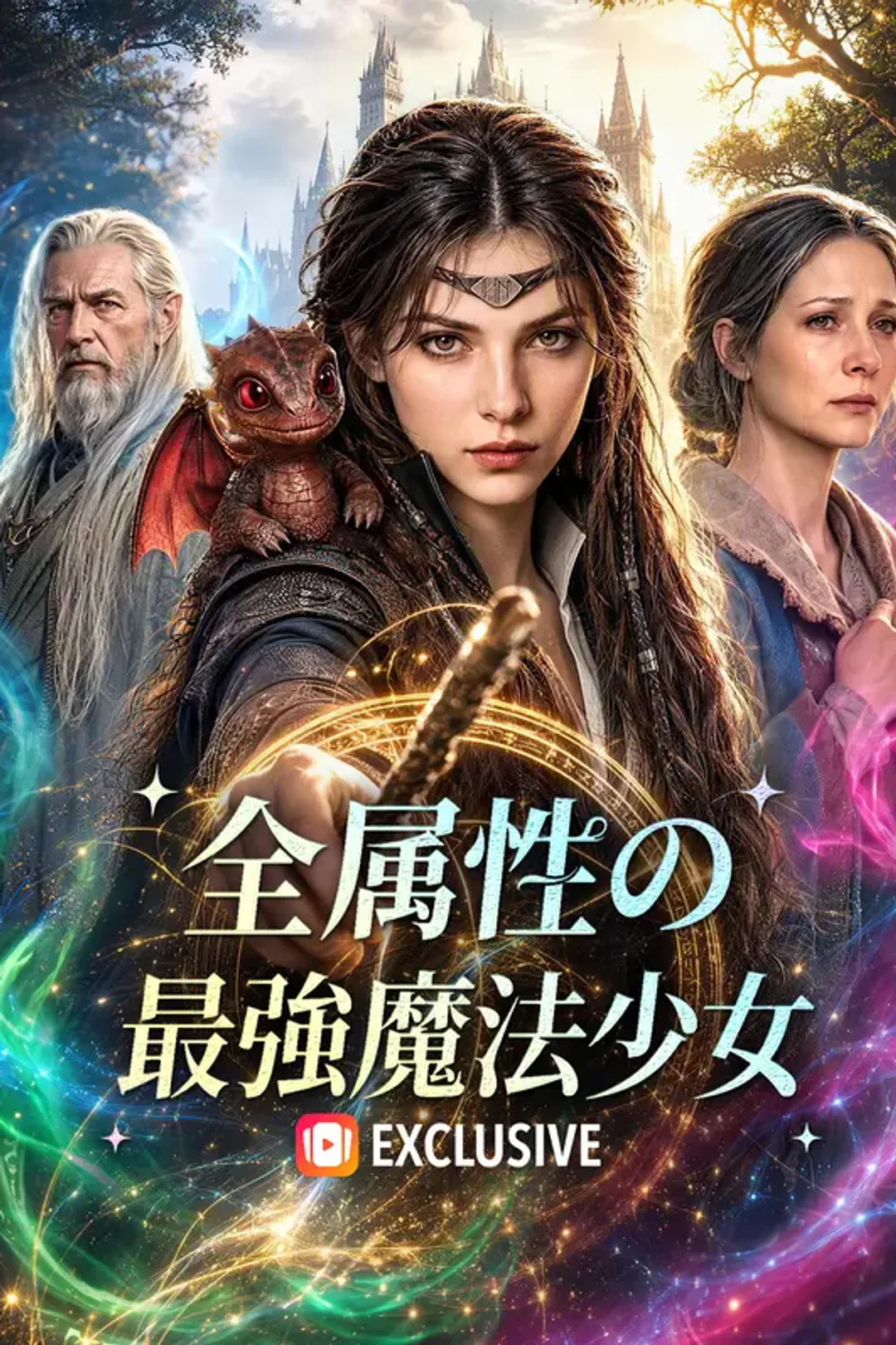 全属性の最強魔法少女のポスター