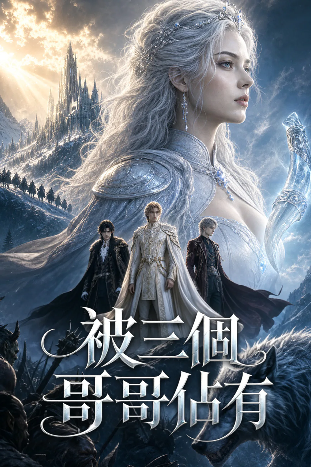 《被三個哥哥佔有》海報