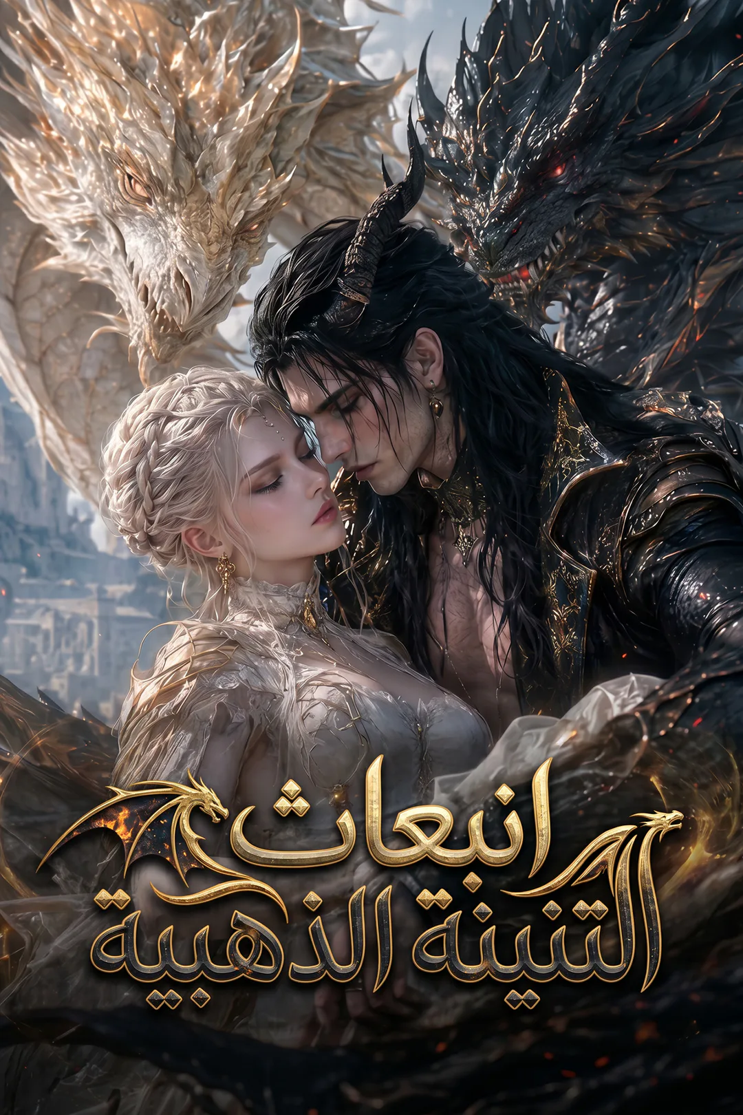 ملصق مسلسل «انبعاث التنينة الذهبية»