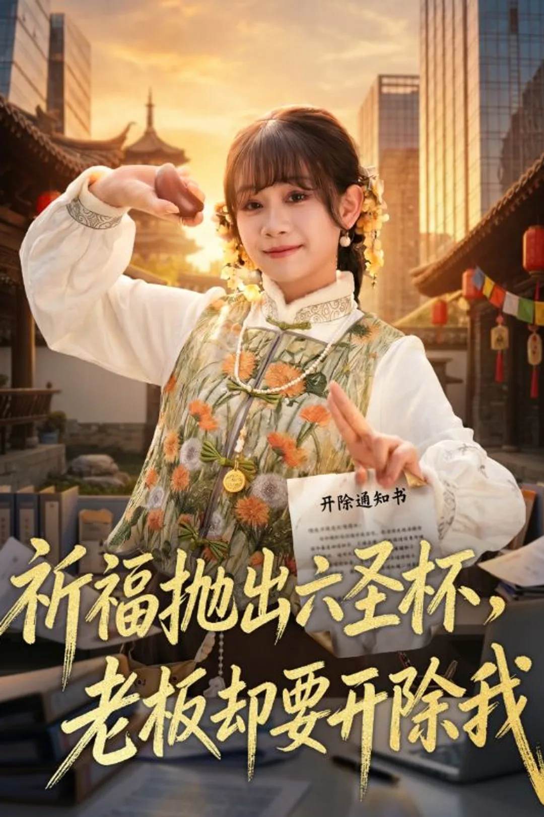 《祈福抛出六圣杯，老板却要开除我》海报