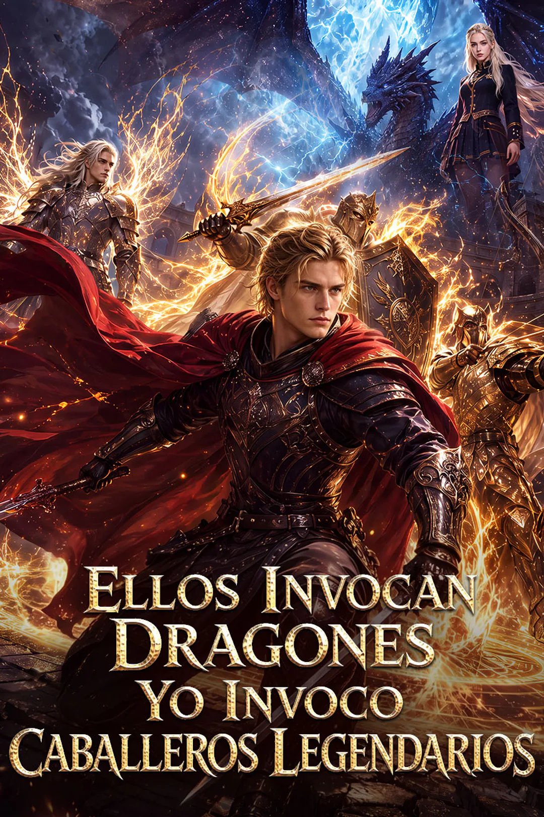Póster de Ellos invocan dragones, yo invoco caballeros legendarios
