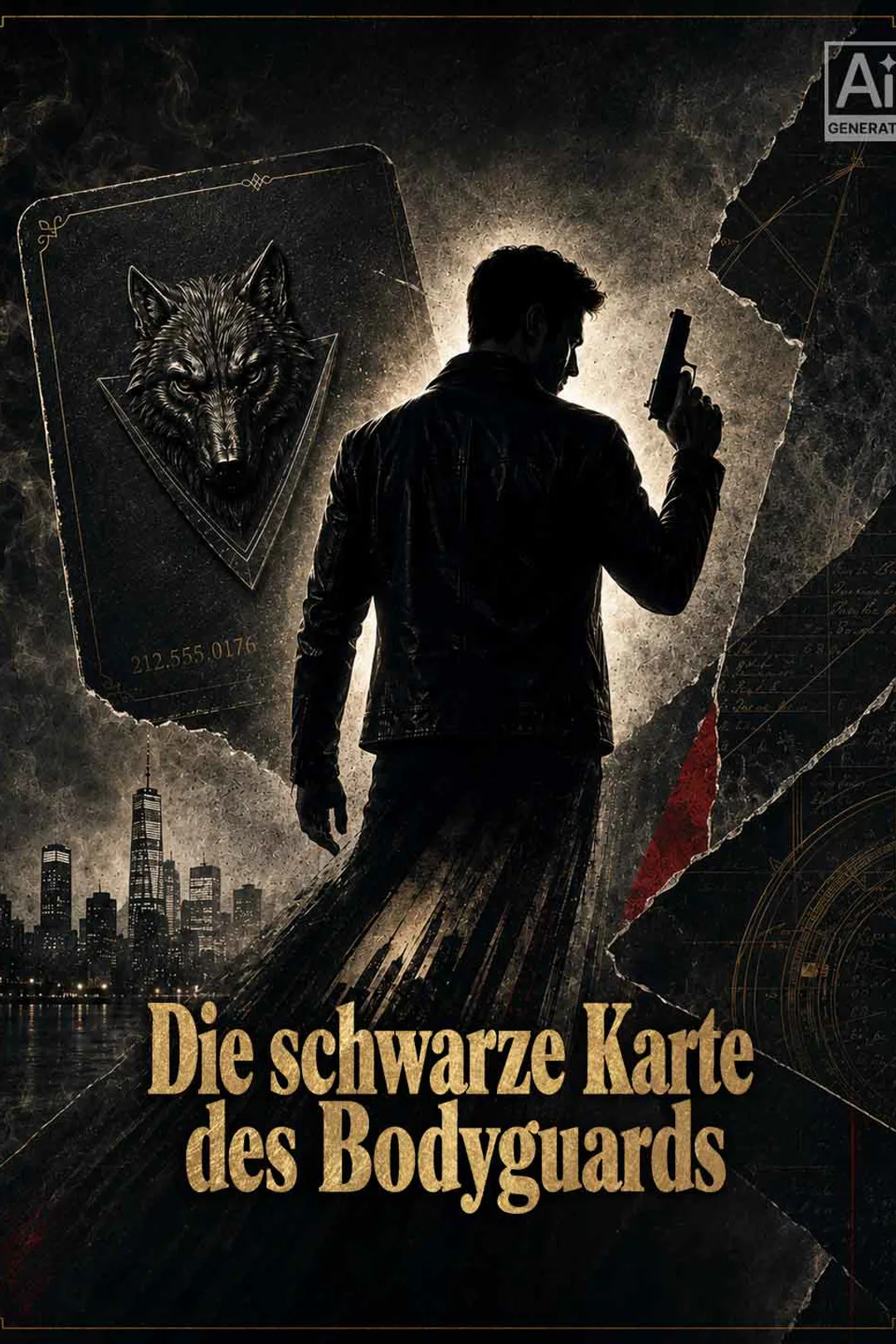 Poster von Die schwarze Karte des Bodyguards