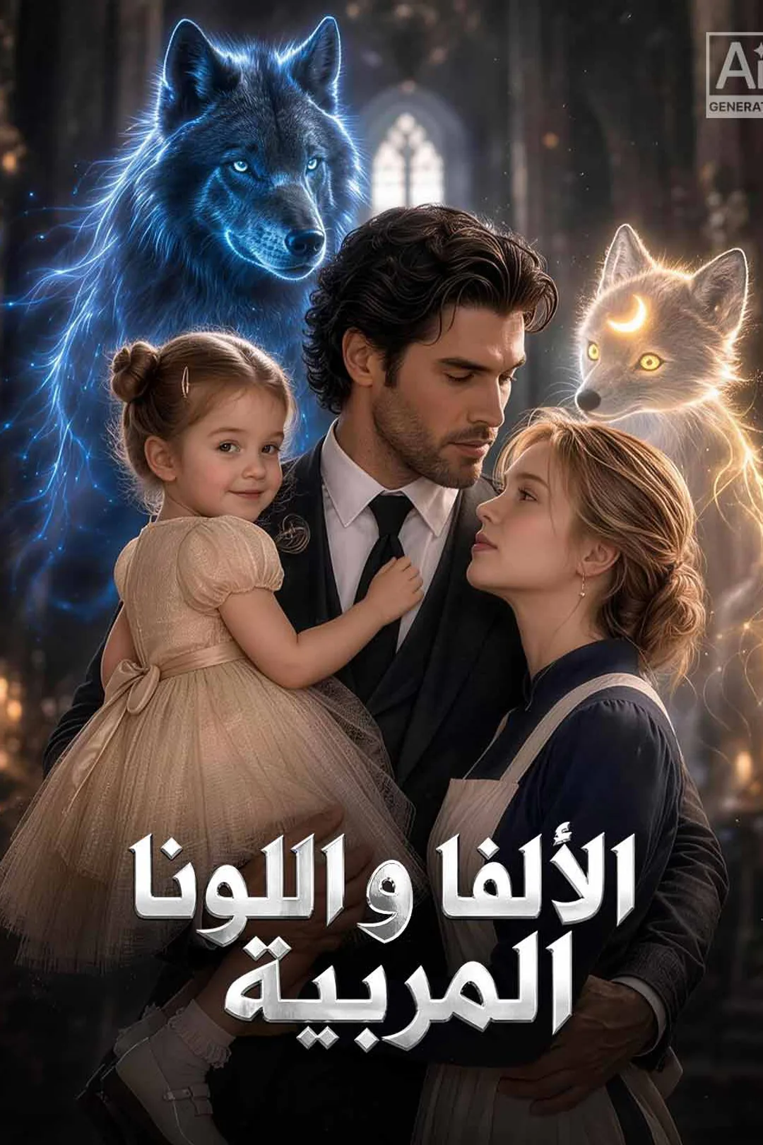 ملصق مسلسل «الألفا واللونا المربية»