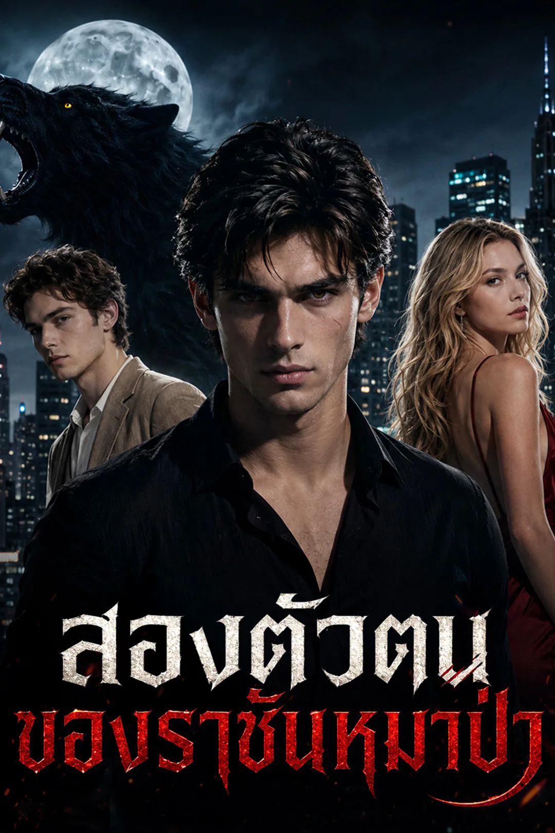 โปสเตอร์ สองตัวตนของราชันหมาป่า
